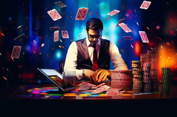 Fitur bonus putaran gratis dalam Galactic Gems dengan simbol scatter berwarna cerah